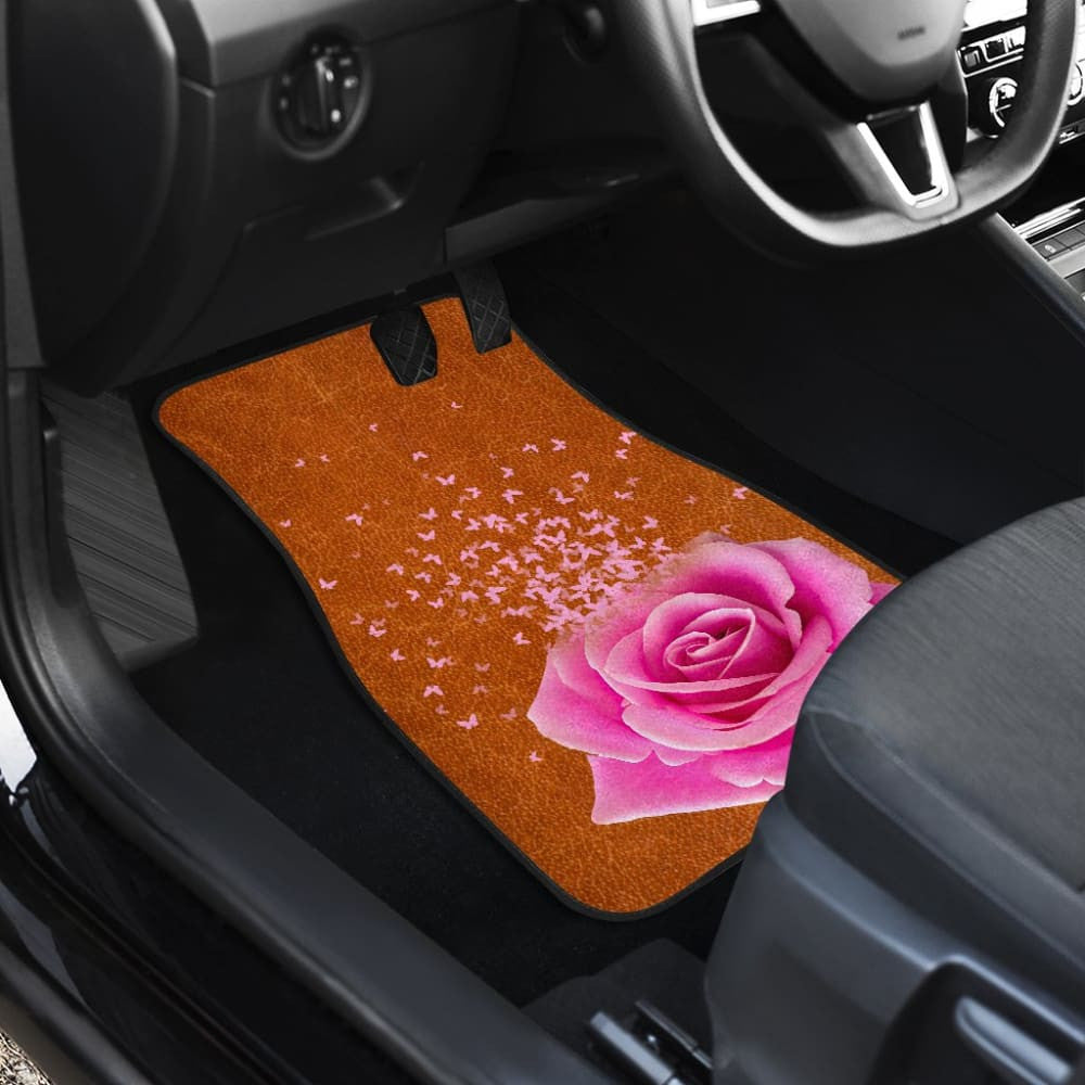 Butterfly Rose Car Floor Mats