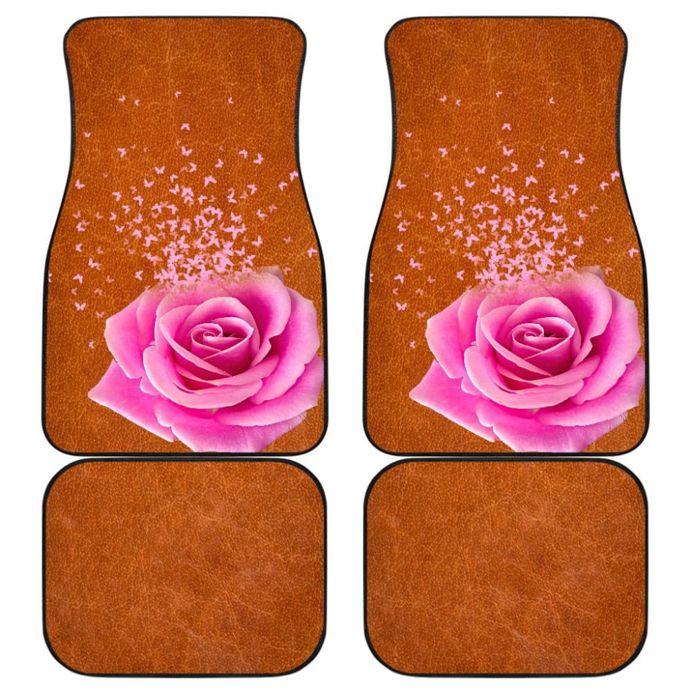 Butterfly Rose Car Floor Mats