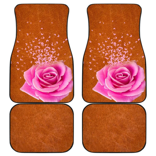 Butterfly Rose Car Floor Mats