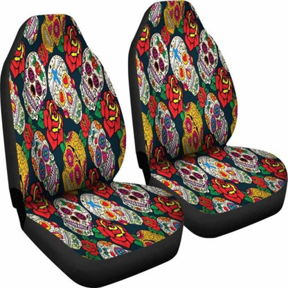 Sugar Skull Car Seat Covers