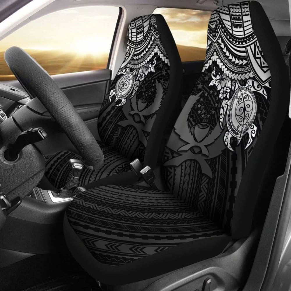 Pohnpei Polynesian Car Seat Covers - Polynesian White Turtle - Amazing