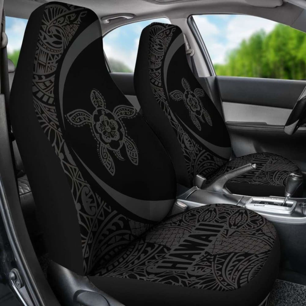 Hawaii Tribal Turtle Hibiscus Car Seat Covers New