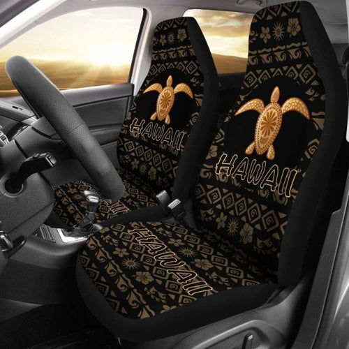 Hawaii Turtle Golden Car Seat Cover - New Awesome