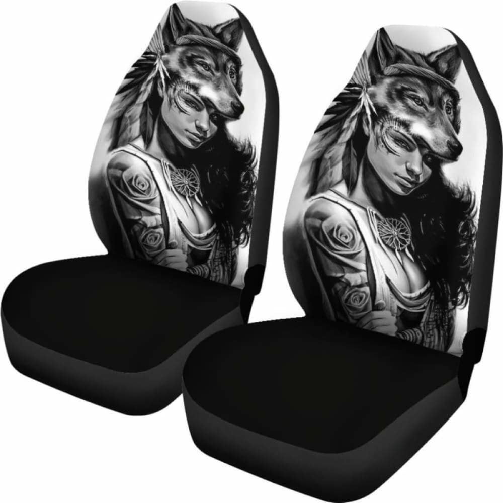 Wolf Girl Car Seat Covers