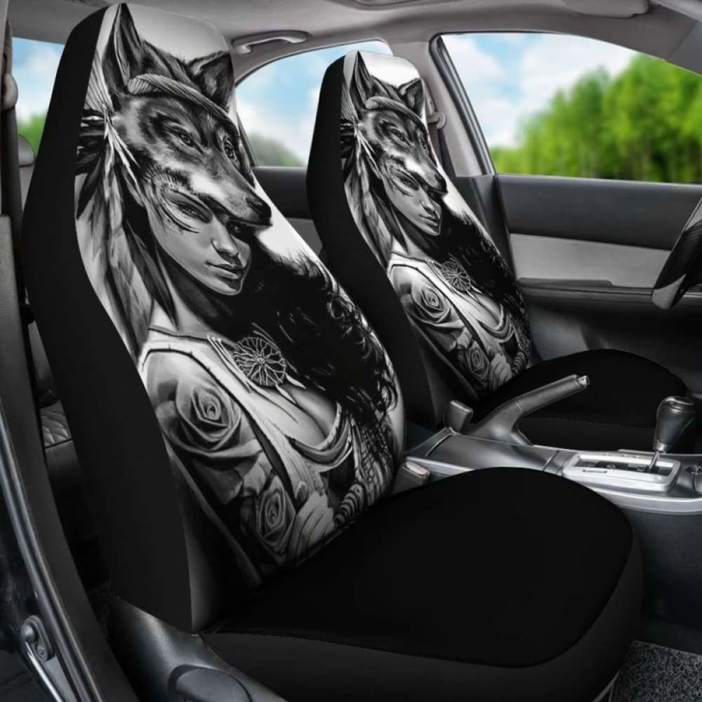 Wolf Girl Car Seat Covers
