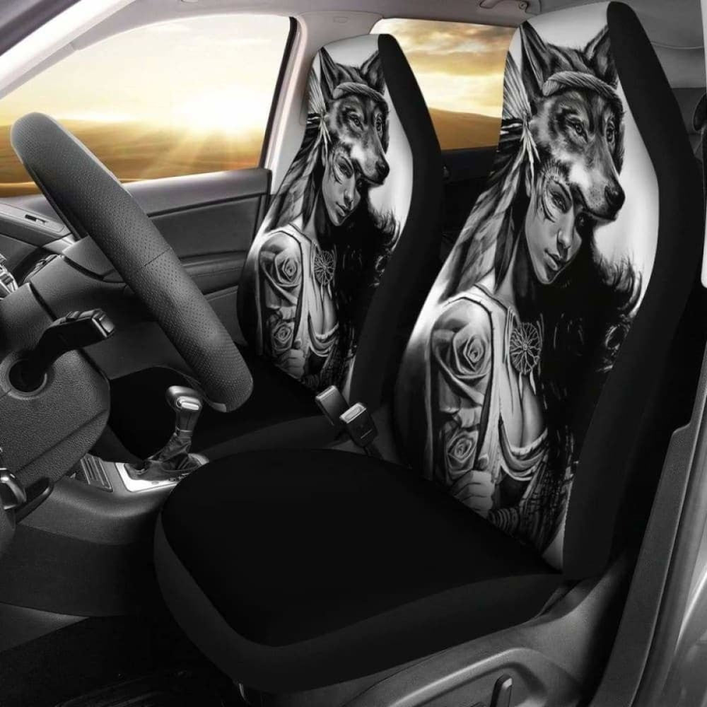 Wolf Girl Car Seat Covers