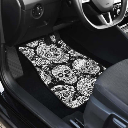 Set Of Pcs Sugar Skull Car Mats
