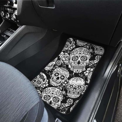Set Of Pcs Sugar Skull Car Mats