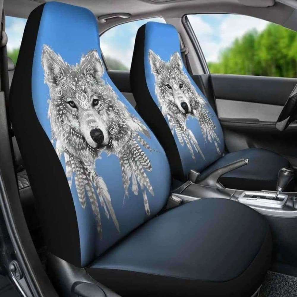 Spirit Animal Wolf Car Seat Covers