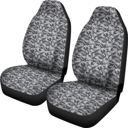 Camo Car Seat Cover Grey