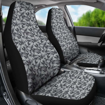 Camo Car Seat Cover Grey