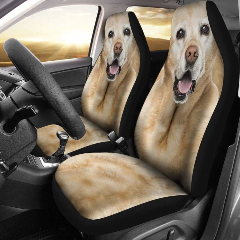 Labrador Car Seat Covers Funny