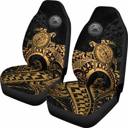American Samoa Car Seat Covers - American Samoa Seal Turtle (Golden) - Amazing