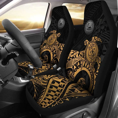 American Samoa Car Seat Covers - American Samoa Seal Turtle (Golden) - Amazing