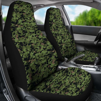 Army Green Digital Camouflage Car Seat Covers