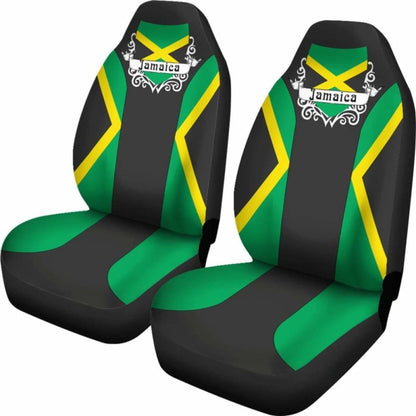 Jamaica Flag Car Seat Cover