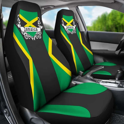 Jamaica Flag Car Seat Cover