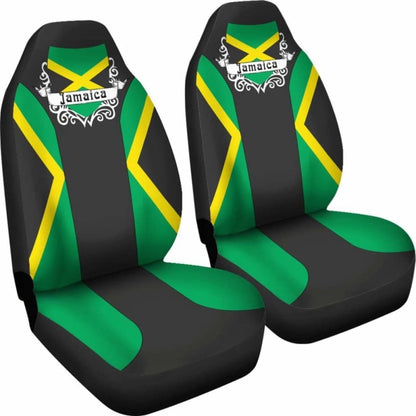 Jamaica Flag Car Seat Cover