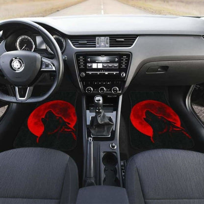Red Moon Wolf Car Mats