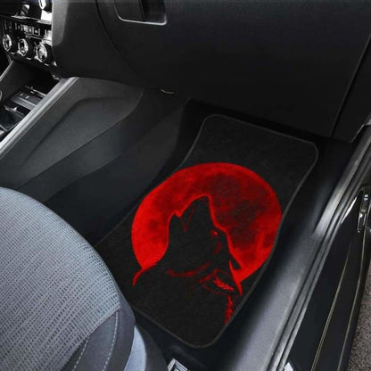 Red Moon Wolf Car Mats