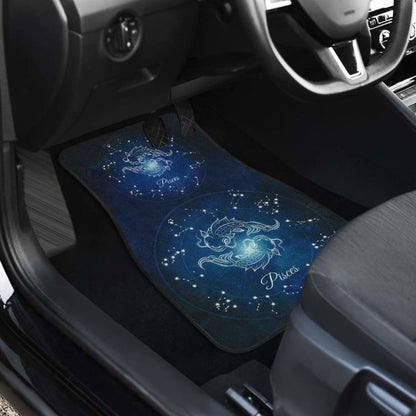 Pisces Zodiac Sign Car Floor Mats Amazing Gift
