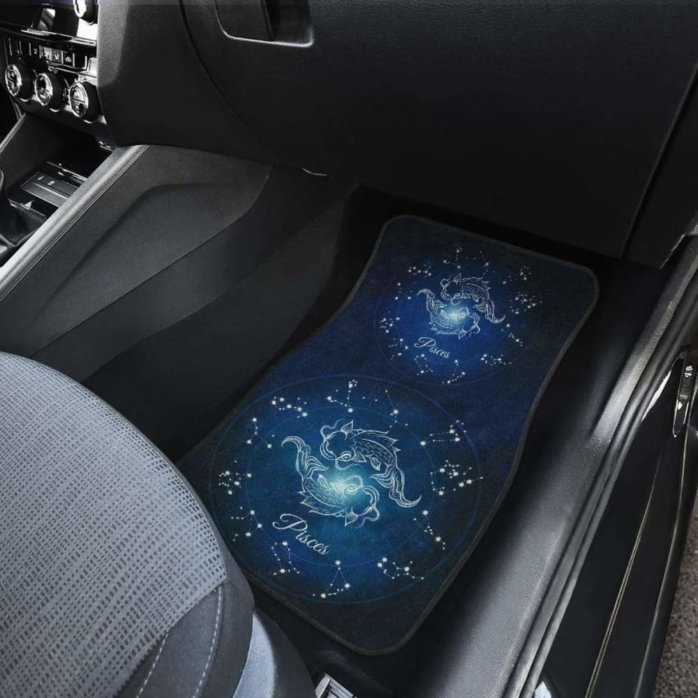 Pisces Zodiac Sign Car Floor Mats Amazing Gift