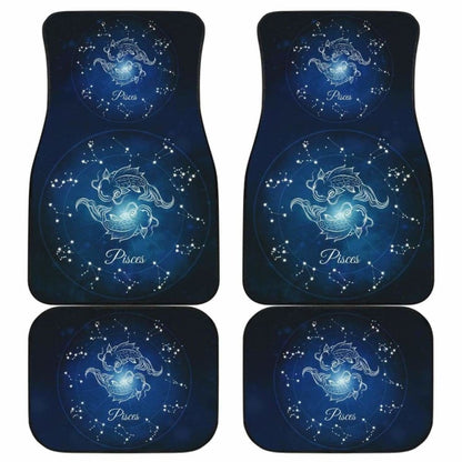 Pisces Zodiac Sign Car Floor Mats Amazing Gift