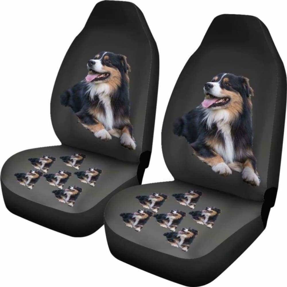 Australian Shepherd Black Car Seat Cover