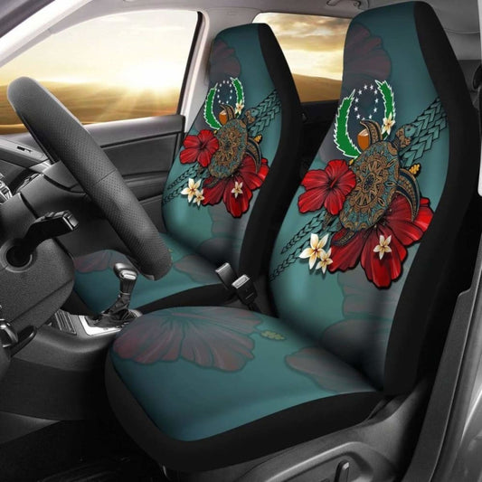 Pohnpei Car Seat Covers Blue Turtle Tribal Amazing