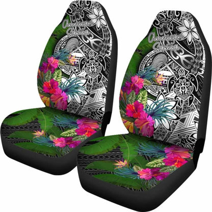 American Samoa Car Seat Covers - Turtle Plumeria Banana Leaf - Amazing
