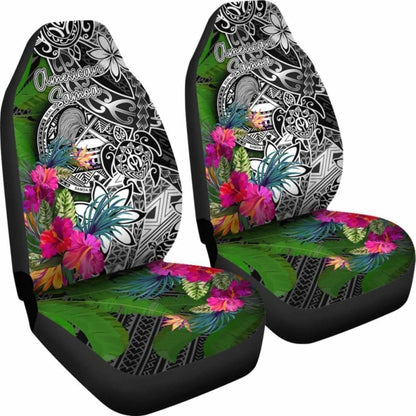 American Samoa Car Seat Covers - Turtle Plumeria Banana Leaf - Amazing