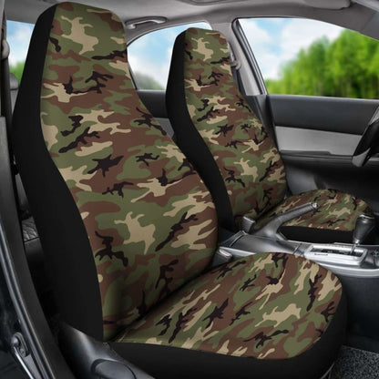 Retro Camo Car Seat Cover