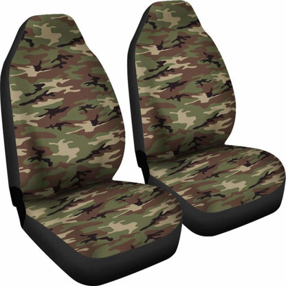 Retro Camo Car Seat Cover