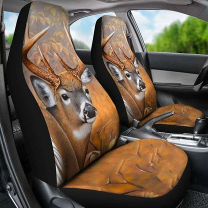 Car Seat Covers - Nice Horned Deer Amazing