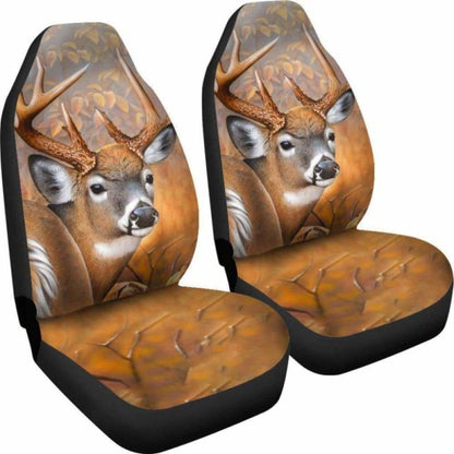 Car Seat Covers - Nice Horned Deer Amazing