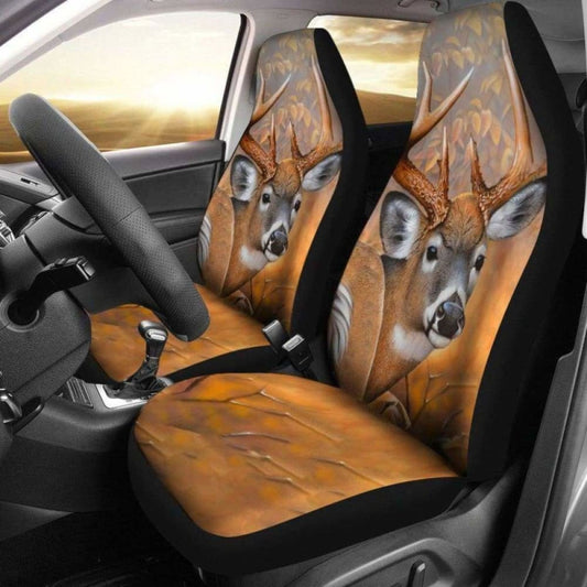 Car Seat Covers - Nice Horned Deer Amazing