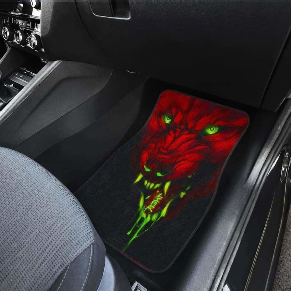 Red Wolf Car Mats