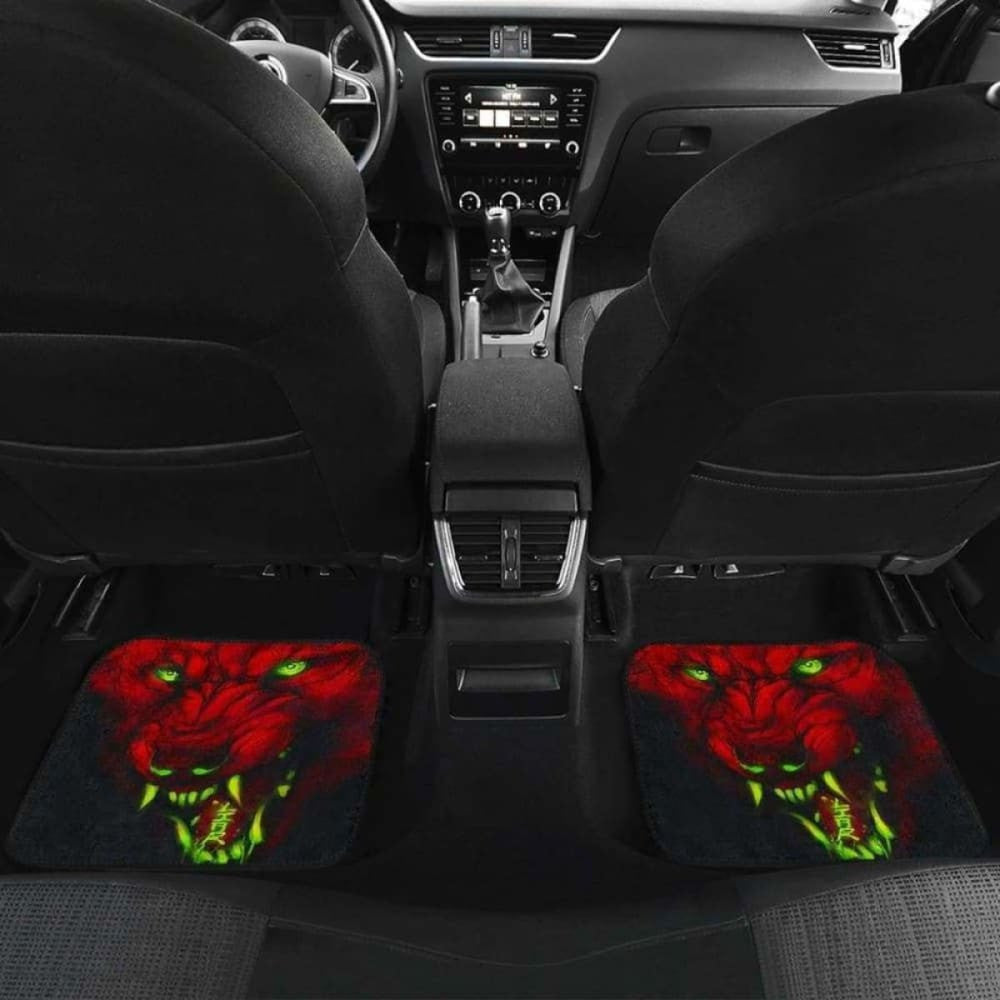 Red Wolf Car Mats