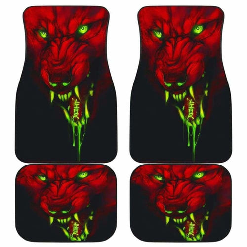 Red Wolf Car Mats