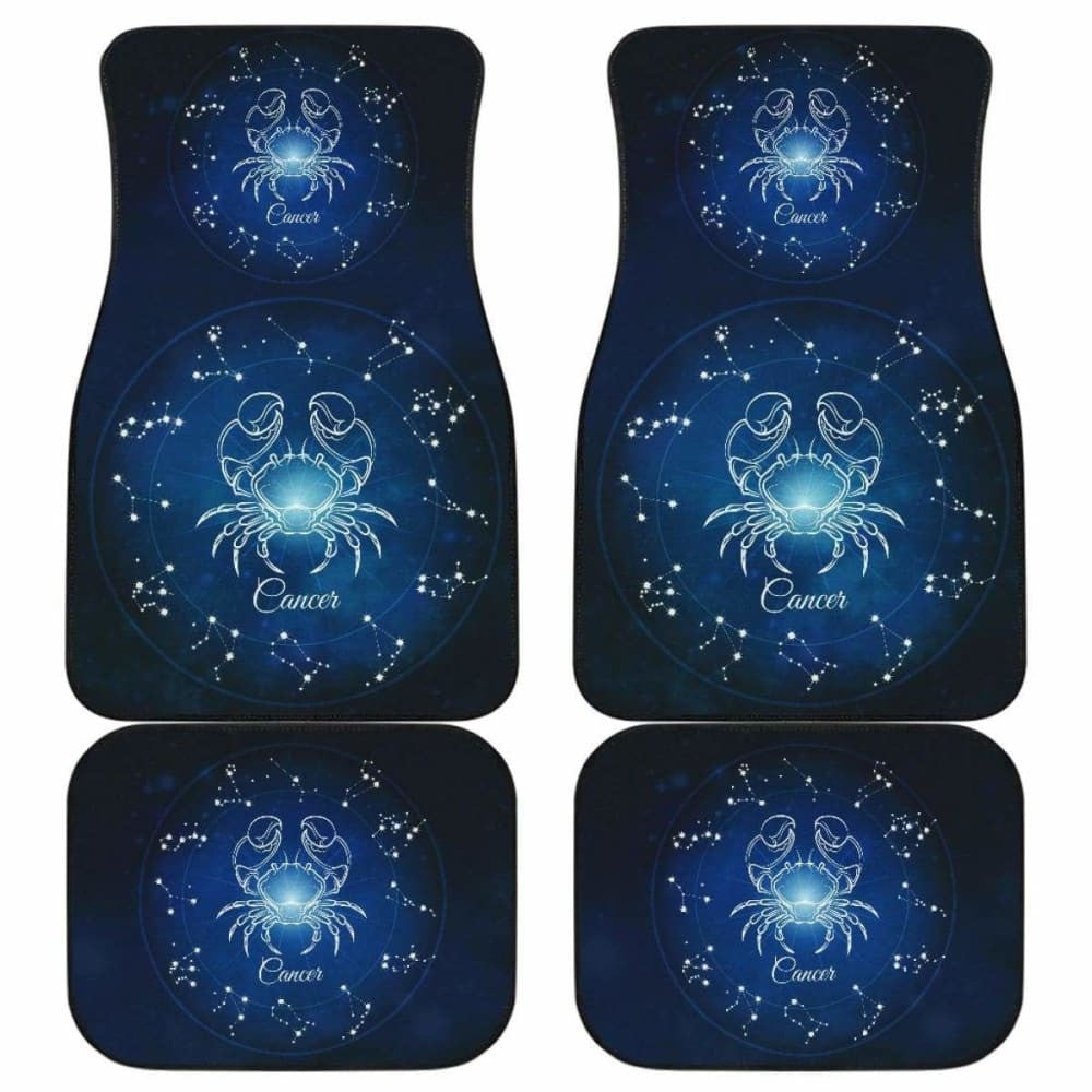 Cancer Zodiac Sign Car Floor Mats Amazing Gift