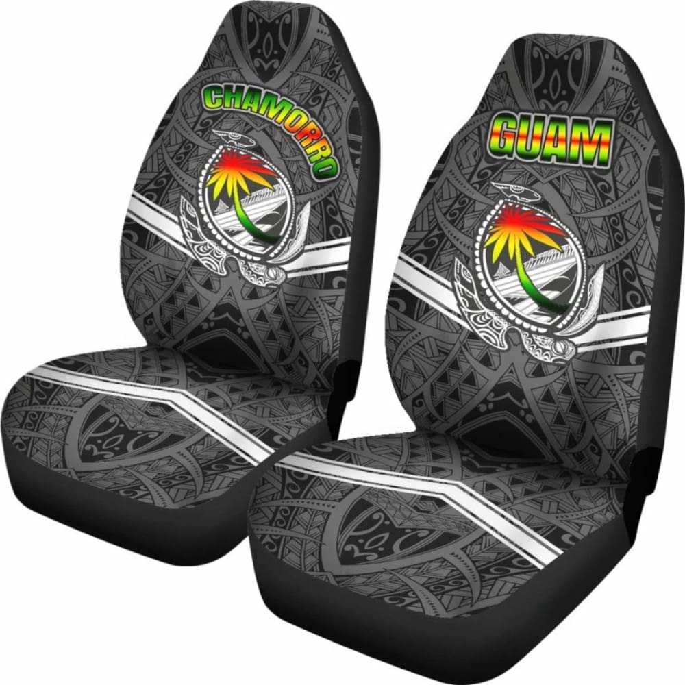 Guam Car Seat Covers - Turtle Guam Seal Chamorro - New