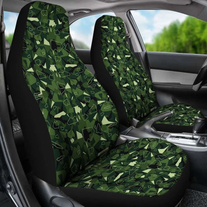 Camo Car Seat Cover Green