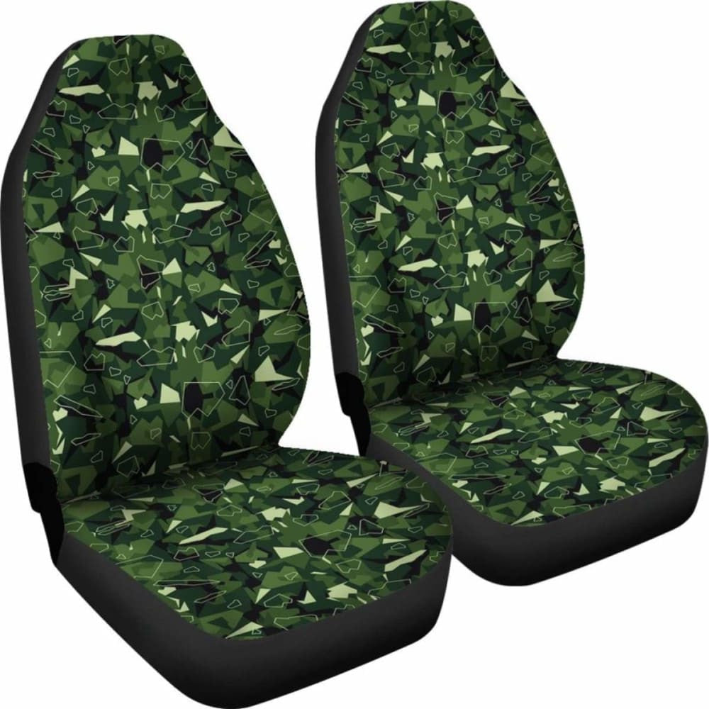 Camo Car Seat Cover Green