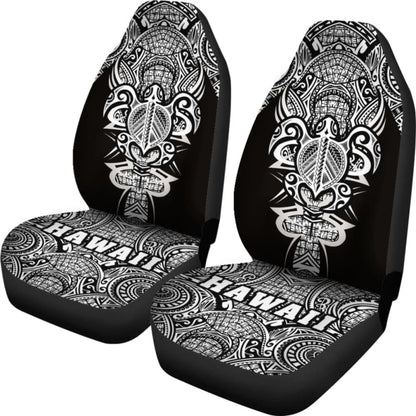 Hawaii Turtle Polynesian Car Seat Cover - White - Armor Style - New