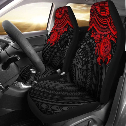Cook Islands Polynesian Car Seat Covers - Red Turtle - Amazing