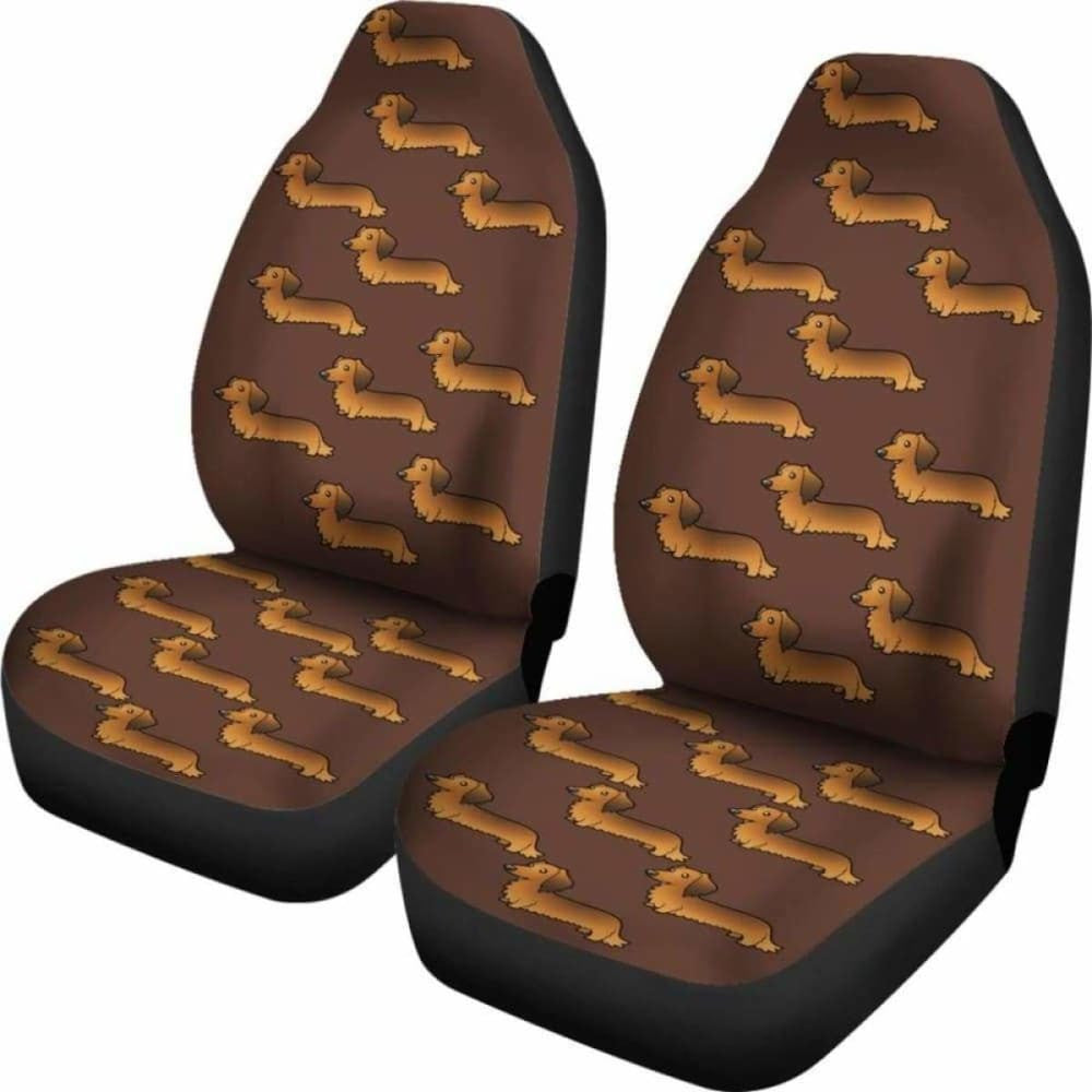 Long Haired Dachshund Car Seat Cover