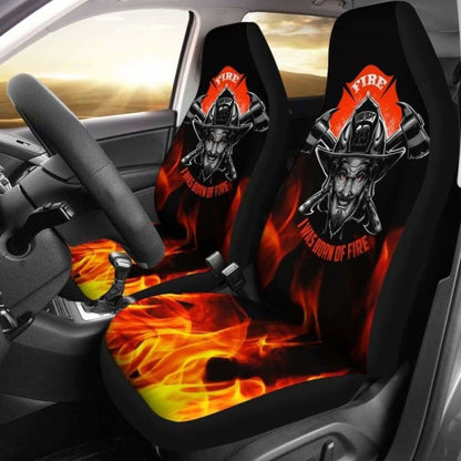 Fire Born Firefighter Car Seat Covers