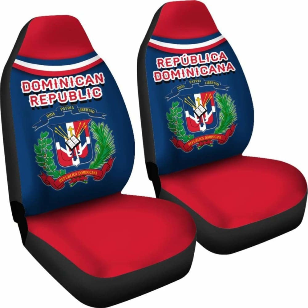 Dominican Republic Car Seat Covers - Vibes Version