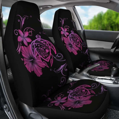 Hawaii Turtle Hibiscus Poly Pink Car Seat Covers - New - Awesome