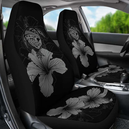 Hawaii Hibiscus Car Seat Cover - Turtle Map - Gray - New